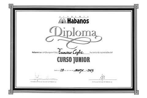 Diploma Habanos